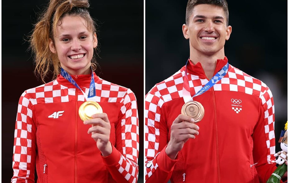 ČESTITKA PREDSJEDNIKA GRADSKE SKUPŠTINE MATEI JELIĆ I TONIJU KANAETU U POVODU OSVAJANJA ZLATNE I BRONČANE OLIMPIJSKE MEDALJE 